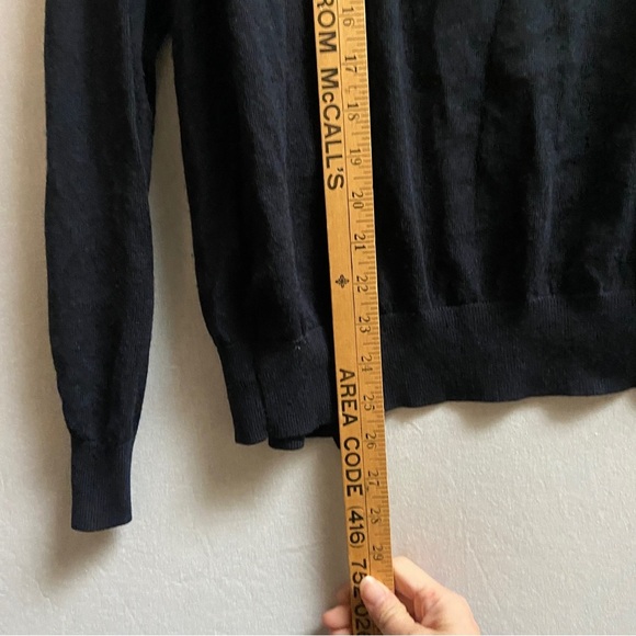 Uniqlo wool blend argyle button sweater cardigan Sz M - Picture 8 of 8